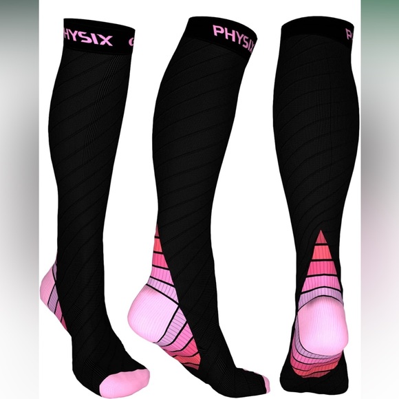 Physix Gear Sport Stamina Unisex Graduated Compression Socks XXL Anti-Fatigue 🧦 - Picture 3 of 13